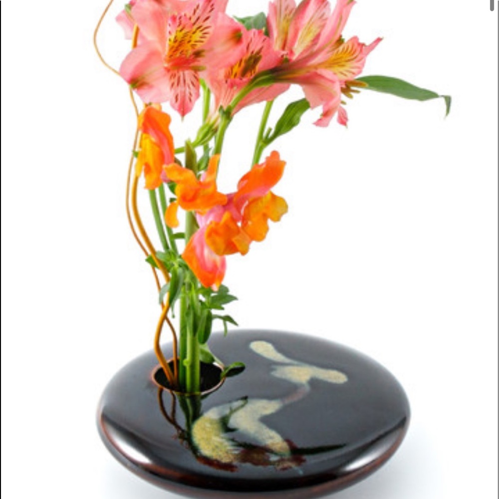 Antique Round single flower vase